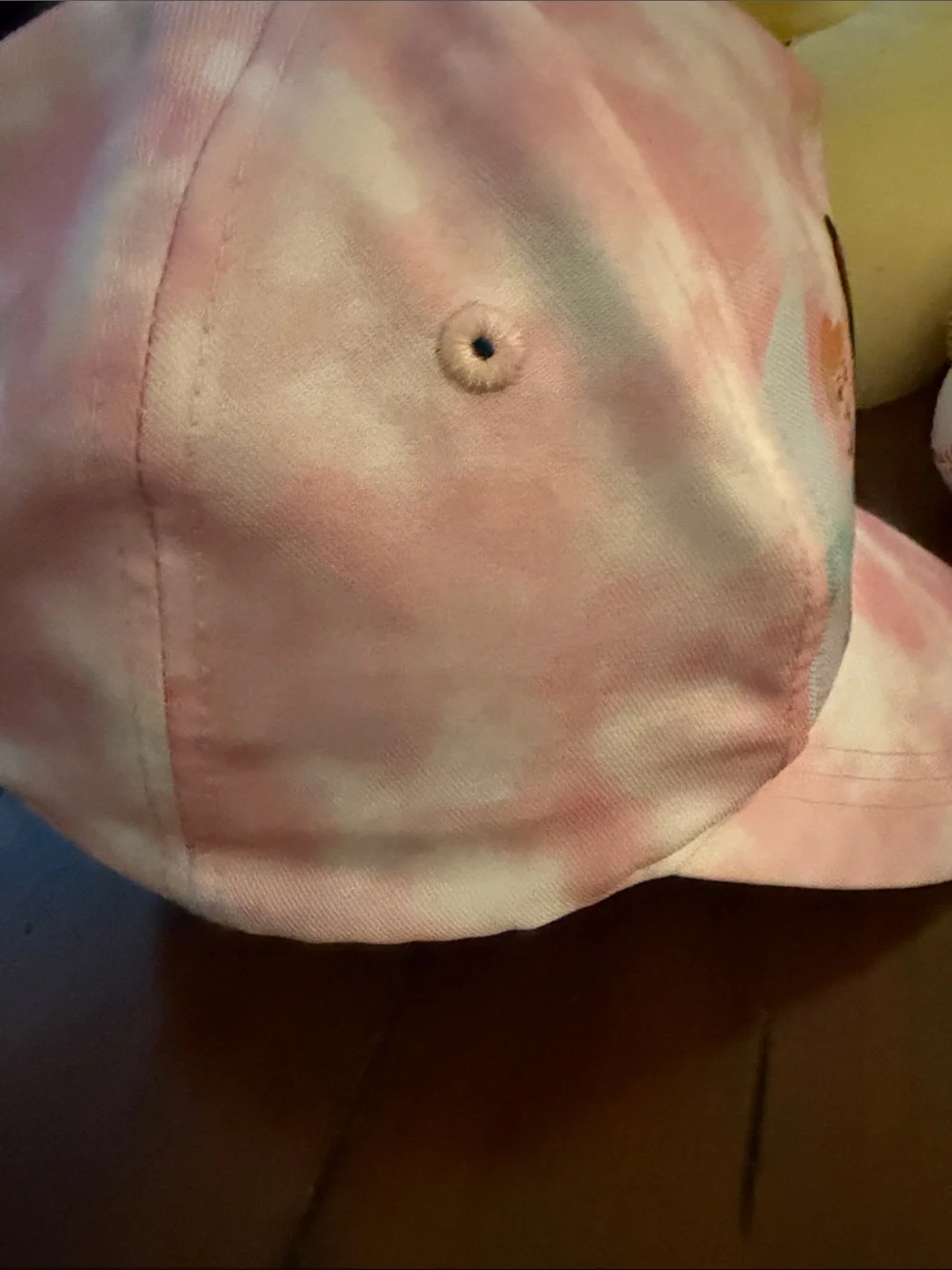 Kids Pink Disney Princess Tie-Dye Baseball Cap
